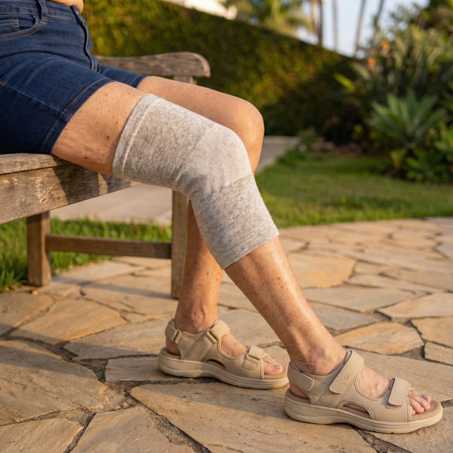 Restivora Premium Bamboo Knee Sleeve (Single)