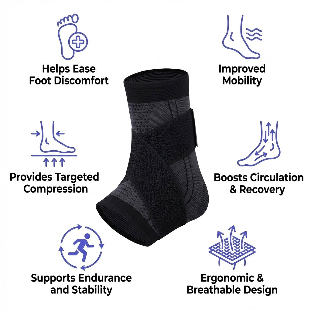 Restivora Adjustable Plantar Compression Sleeve (Single)