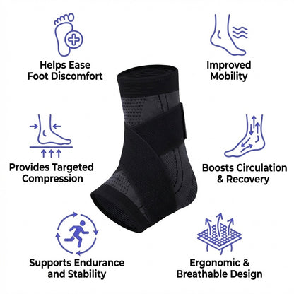 Restivora Adjustable Plantar Compression Sleeve (Single)