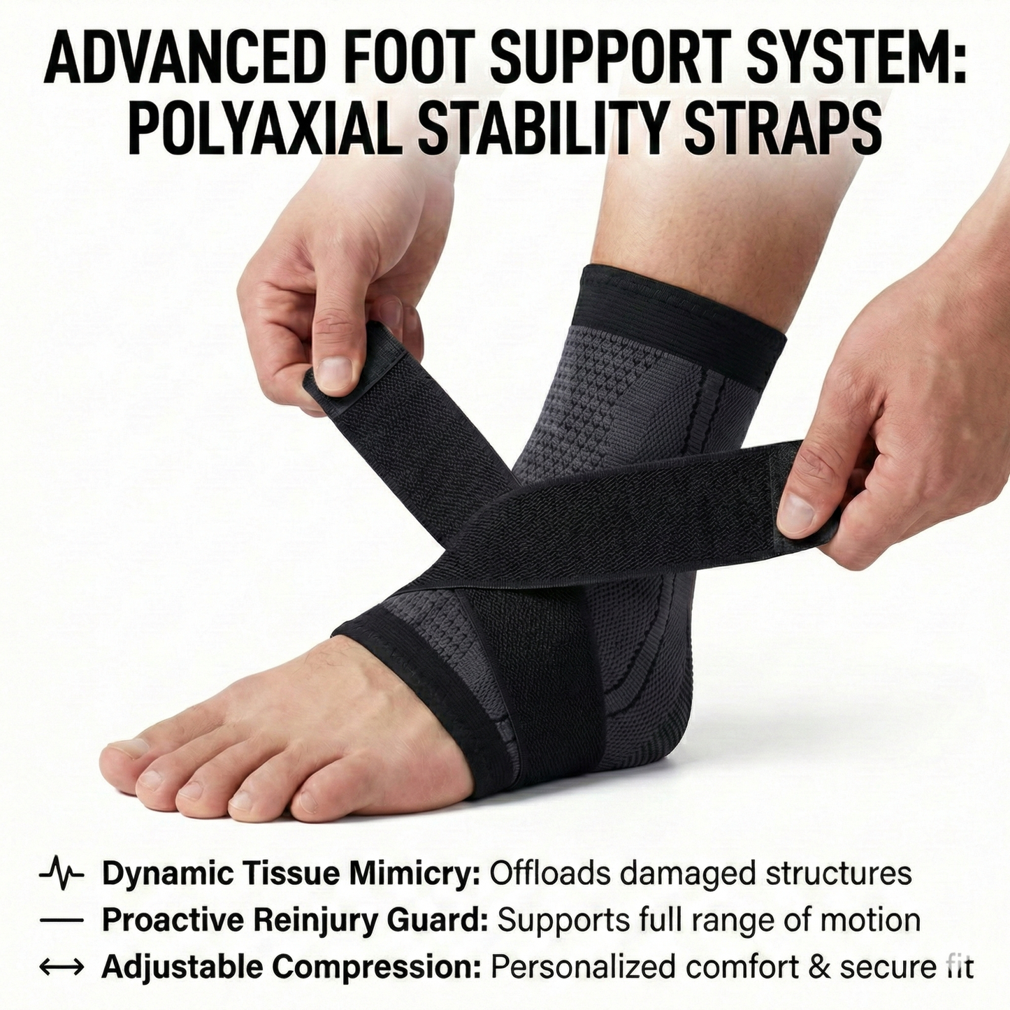 Restivora Adjustable Plantar Compression Sleeve (Single)